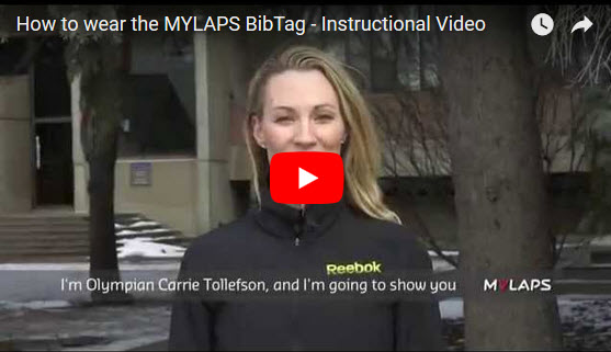 How to wear the MYLAPS BibTag - Instructional Video