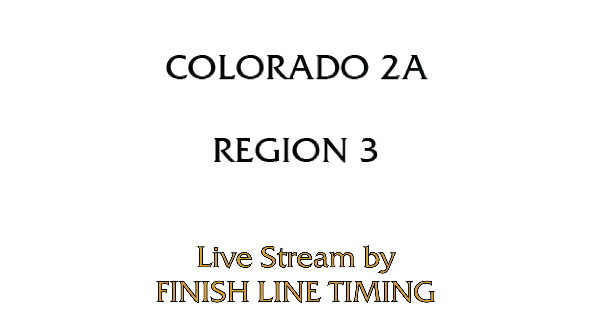 Colorado 2A Region 3 XC Regional Meet
